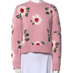 KITRI- Camilla London Designed by Haeni Kim Floral Crewneck Knit Floral Sweater